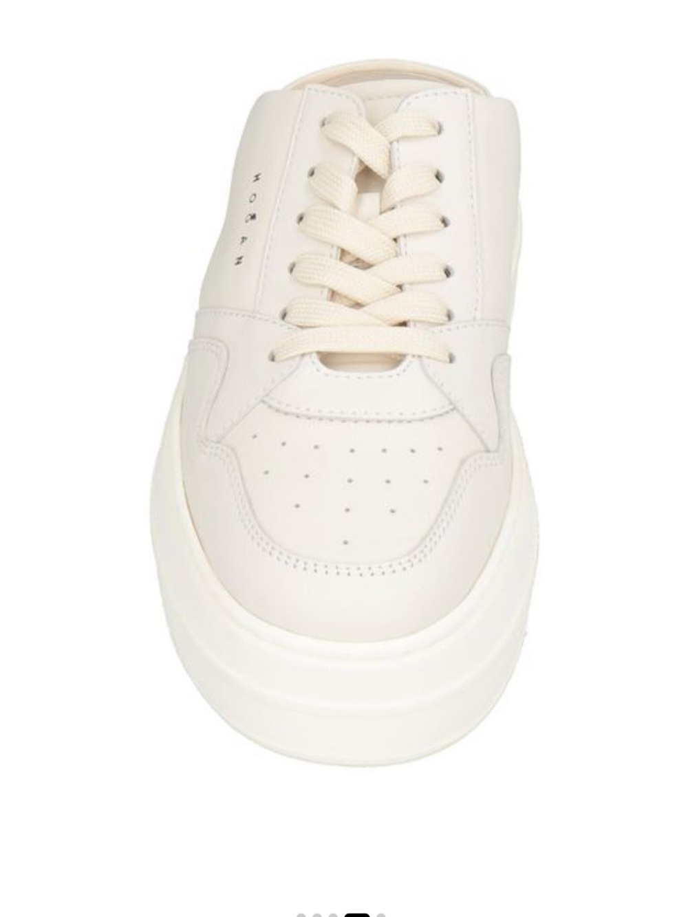HOGAN Cream Platform Mule Sneaker 9.5 - Picture 2 of 6